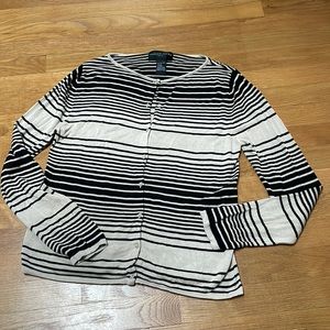 August Silk Knit Cardigan Size M
